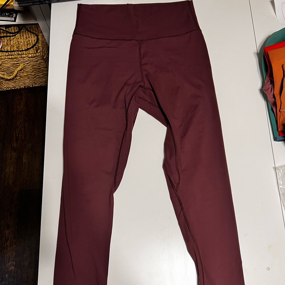 Burgundy dream leggings